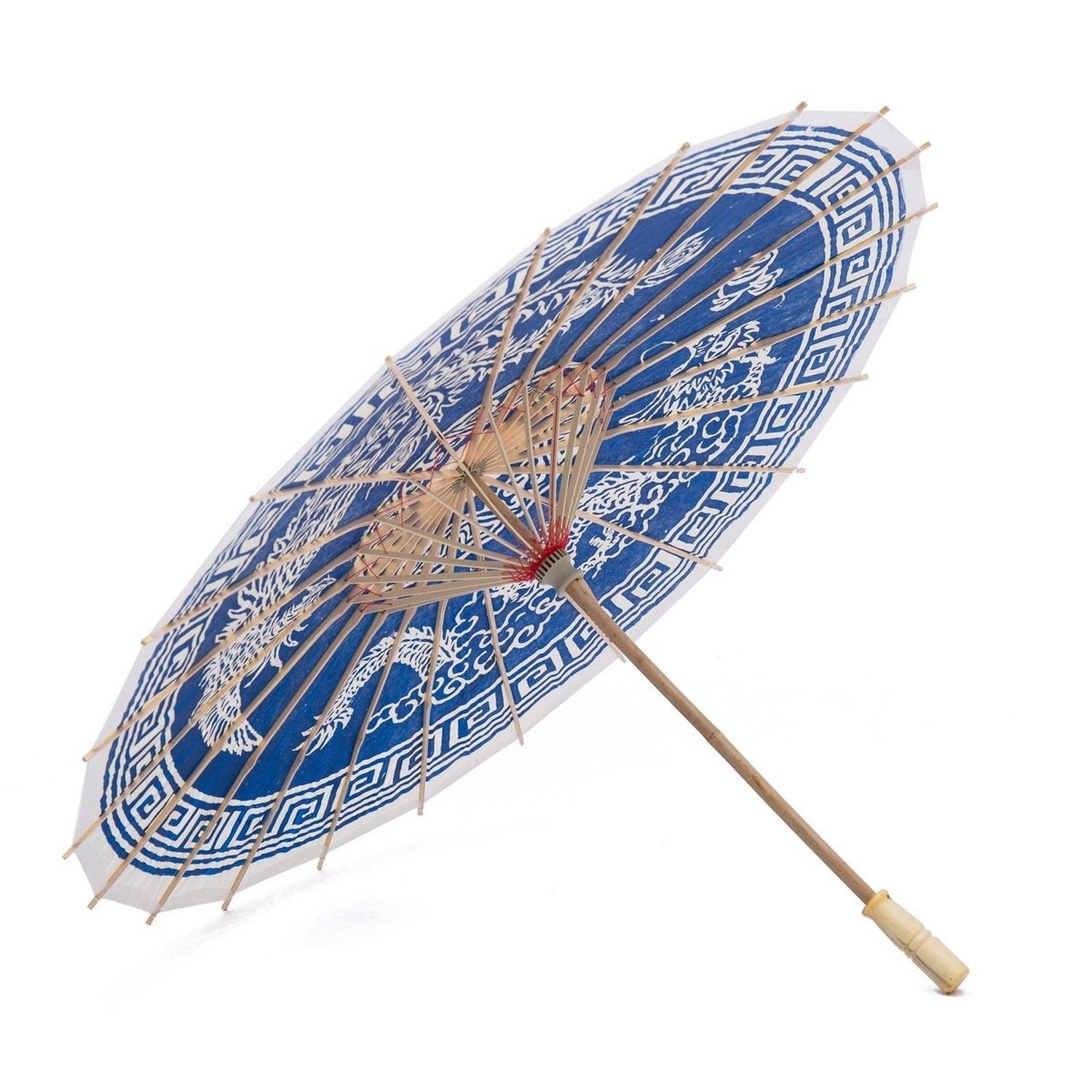 THY COLLECTIBLES Rainproof Handmade Chinese Oiled Paper Umbrella Parasol 33" ... - image 2 of 3