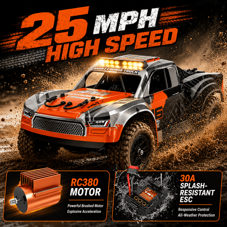 JoyStone 1:16 4WD RC Short Course Truck, 25 MPH photo 3