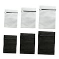 thumbnail image 4 of TEHAUX 6Pcs Mesh Wash Bags for Travel Packing Organizer Sort Clothes Sweater Knit Black, 4 of 8
