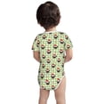 thumbnail image 3 of Yiaed Christmas Hat French Bulldog Print Infant Climbing Short Sleeve Onesie One-Piece Baby Bodysuit Clothes 0-12 Months -12 Months, 3 of 6