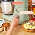 thumbnail image 5 of Beautiful 6 Qt Tilt-Head Stand Mixer with Dough Hook, Flat Beater, Balloon Whisk, Pastry Beater & Slicer/Shredder Set, Sage Green by Drew Barrymore, 5 of 17