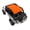 Orange, variant on Jeep Wrangler LJ (2004-2006) SPIDERWEBSHADE Solid Color Shade Top