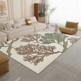 thumbnail image 1 of Bohemian Pattern Rug 6 x 9 ftBrown for Bedroom Fluffy Machine Washable Shaggy Soft Area Rug, Non-Slip Indoor Floor Carpet for Living Room Home Decor Aesthetic, 1 of 8