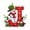 J-1, variant on Zkuisw 1*2 Pc Christmas Hanging Ornament 7.9 IN Classic Letter Acrylic Personalized Initial Holiday Hanging Pendant for Xmas Trees O