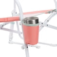 thumbnail image 5 of GCI Outdoor Grab & Go Rocker Low Profile Rocking Camping Chair with Cup Holder, Coral, 5 of 12