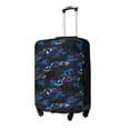 thumbnail image 2 of Bingfone Blue Sports Car Luggage Cover Washable Suitcase Cover Protector Anti-scratch Suitcase cover Fits 18-32 Inch Luggage, 2 of 8