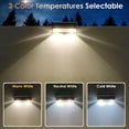 thumbnail image 2 of Luces solares para cerca LIANGLOME, 3 modos, IP65, impermeables, paquete de 12, 2 of 6