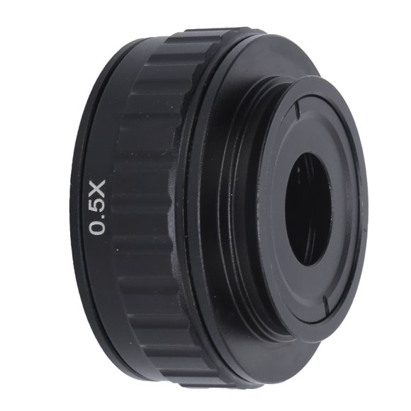 Adaptador de montura C, adaptador de lente 0,5X de 38 mm, adaptador de montura C, adaptador de microscopio, rendimiento sólido