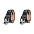 thumbnail image 3 of Minnieouse Exquisito cinturón de cuero artesanal para trajes - Ocasiones formales Cinturones de cuero con trinquete Jeans Hombres Simple Negro Negro ciento veinte 2Conjunto, 3 of 6