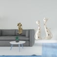 thumbnail image 2 of Figura decorativa de escritorio: Caballero, Caballero, Gato. Escultura de pareja de gatos. Material: Resina y cerámica. Ideal para el hogar y la ofici, 2 of 8