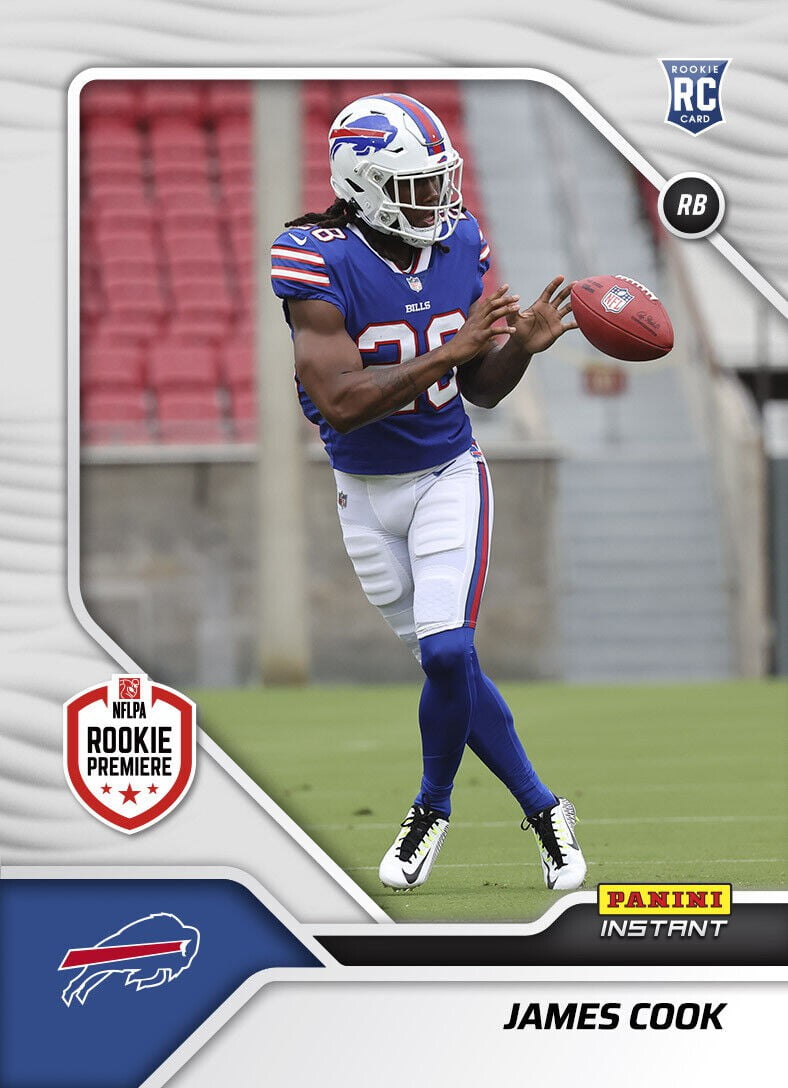NFL 2022 Instant RPS First Look Football James Cook Trading Card