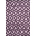thumbnail image 5 of SAFAVIEH Chatham Howard Geometric Wool Area Rug, Purple/Ivory, 7' x 7' Square, 5 of 10
