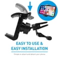 thumbnail image 3 of Macally Car Vent Phone Mount, [Universal Design] Clip Cell Phone Holder for Car - Air Vent Phone Mount for Car - Easy Clamp Cradle in Vehicle Compatible with All Apple iPhone Android Smartphone, etc., 3 of 4