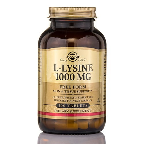 Solgar LLysine 1000 mg Tablets, 100 Ct