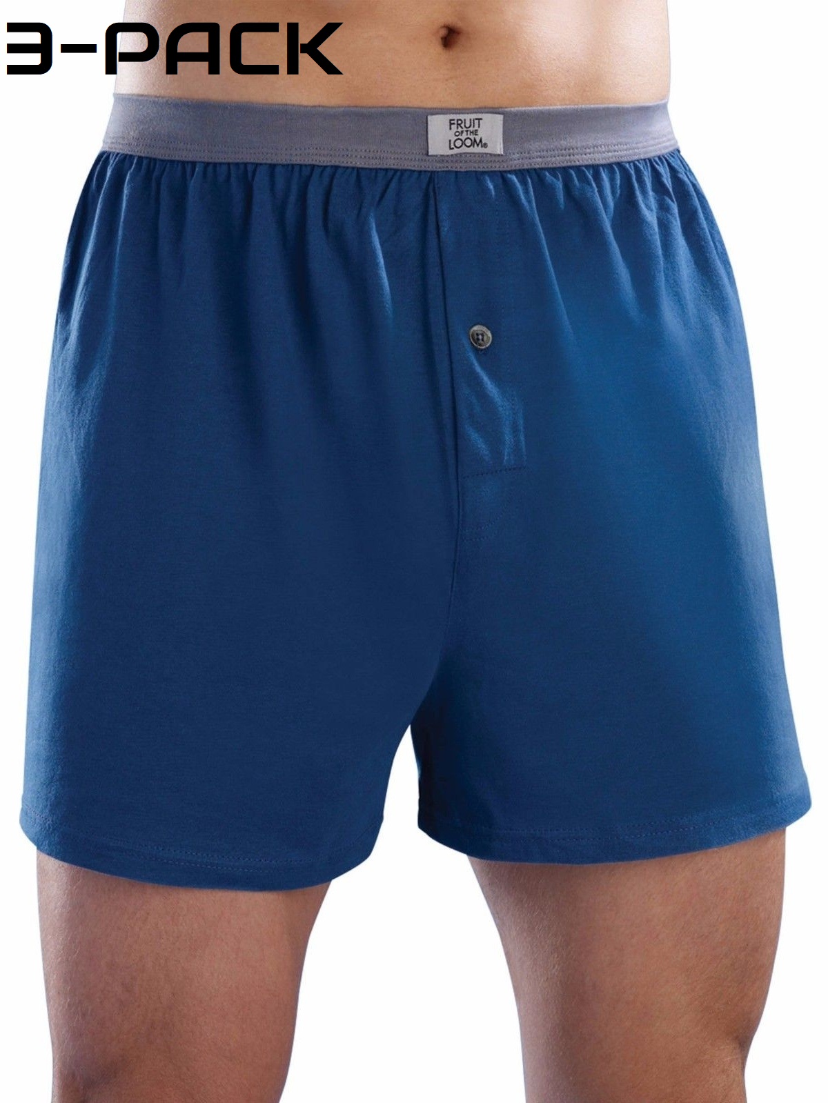 Big Man Knit Boxers Boxer Shorts Pack 