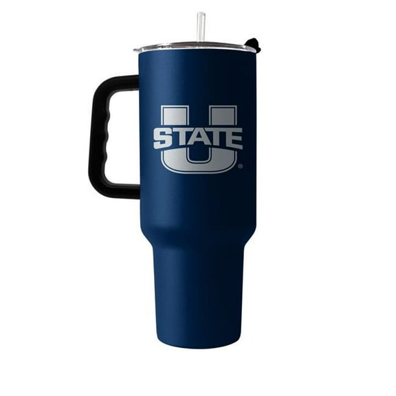 Logo Brands 272-S40PT-34 Utah State 40 oz Flipside Powder Coat Tumbler