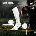 thumbnail image 3 of 1Pair Football Socks, Ultra Long Ankle Padded Athletic Socks for Men Women Boys Girls, 3 of 5