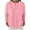 Pink, variant on BLVB Fall Sweaters for Women Cozy Casual Crewneck Pullover Button Long Sleeve Knit Sweaters Tops Winter Fashion Clothing