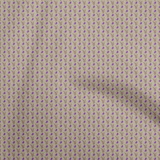 oneOone Cotton Silk Light Brown Fabric Asian Block Sewing Craft Projects Fabric Prints By Yard 42 Inch Wide