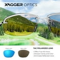 thumbnail image 2 of Xagger Polarized Rimless Driving Sunglasses for Men Metal Frame Anti-Glare UV400 Protection Sun Glasses, 2 of 6