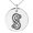 Silver, variant on Stainless Steel God of Mischief Loki Viking Norse Engraved Small Medallion Circle Charm Pendant Necklace