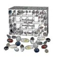 thumbnail image 1 of Juego de 24 piezas de gemas de cristal curativo del aura LIUXGMXG calendario de cuenta regresiva de Navidad, 1 of 3