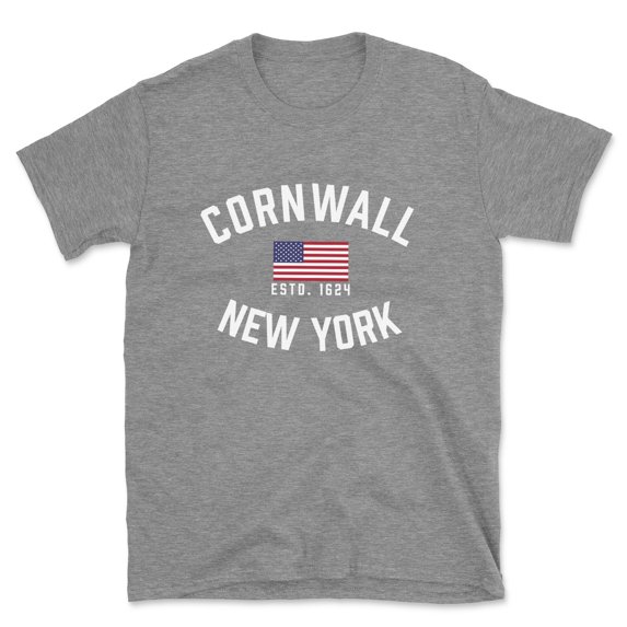 Cornwall New York Patriot Men's Cotton T-Shirt
