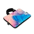 thumbnail image 4 of Ghjtfc Funda Para Portátil De 12 Pulgadas, Funda Protectora, Funda De Neopreno, Funda Para Tableta, Maletín Para Portátil Con Asa (Rosa Y Azul De 12 Pulgadas), 4 of 5