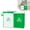 A, variant on Recycle Bins for Kitchen, Waste Bag for Kitchen Home Trash Sorting Bins Base Plate Waterproof Baskets Eco-Conscious Polypropylene A Set of 2 (D)