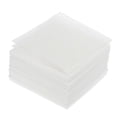 thumbnail image 1 of Hojas de fieltro suave autoadhesivas Uxcell, hojas de tela para manualidades, blancas, 4 pulgadas x 4 pulgadas para bricolaje, pasatiempos, decoración, paquete de 42, 1 of 7