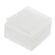 thumbnail image 1 of Hojas de fieltro suave autoadhesivas Uxcell, hojas de tela para manualidades, blancas, 4 pulgadas x 4 pulgadas para bricolaje, pasatiempos, decoración, paquete de 42, 1 of 7