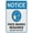 Warning Sign 5, variant on Notice Disinfect Footwear Before Entering Stop The Spread Reflective Aluminum Metal Signage - 8"x12", With Symbol, Weatherproof - Lab, Clinic, Factory, Clean Room