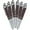 Gunmetal, variant on SyPen Stylus Pen for Touchscreen Devices, Tablets, iPads, iPhones, Multi-Function Capacitive Pen With LED Flashlight, Ballpoint Ink Pen, 3-In-1 Metal Pen, 12PK, Black