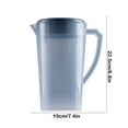 thumbnail image 3 of InsCrazy Plastic Pitcher, Large Capacity Pitcher with Lid, for Coffee, Juice and Homemade Beverage Clear Plastic Pitcher with Lid Clear Water Pitcher 74oz, 3 of 6