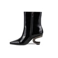 thumbnail image 3 of Ninety Union GETAWAY Metallic Heel Bootie, Black, 9, 3 of 5