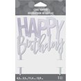 thumbnail image 2 of Cake Top HBD Slv Acr, 2 of 3