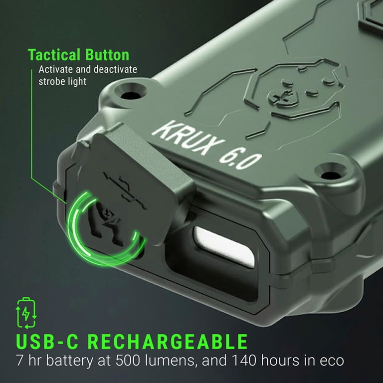 Kodiak Krux 6000-Lumen LED Work Light, USB-C Rechargeable