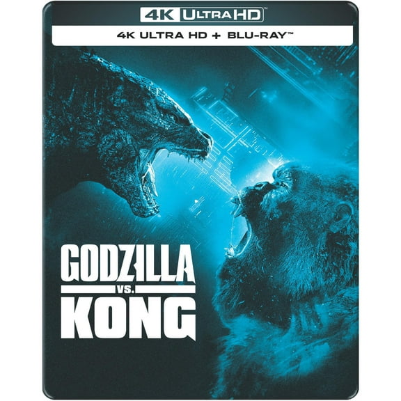Godzilla vs. Kong (Walmart Exclusive) (Steelbook) (4K Ultra HD   Blu-ray   Digital Copy)