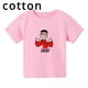 thumbnail image 2 of Ropa para niños de 4 a 14 años, moda de verano para niños, camisetas de algodón A4, camisetas de dibujos animados para bebés, camisetas casuales de manga corta para niñas, 2 of 5