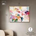 thumbnail image 5 of Bold Brushstroke II Canvas Colorful Abstracts by Art Remedy, Gold Frame, 45 x 36, 5 of 7