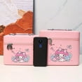 thumbnail image 3 of MINISO Hello Kitty Ladies Makeup Bag Portable Travel Large Capacity Stylish Cute Pink Multi-functional PU Waterproof Handbag, 3 of 7