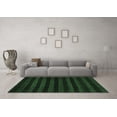 thumbnail image 3 of Ahgly Company Indoor Square Abstract Emerald Green Modern Area Rugs, 8' Square, 3 of 4