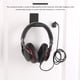 thumbnail image 5 of Cateissary Colgador de almacenamiento de auriculares Estante portátil para auriculares domésticos de color sólido Electrónica Negro 2 piezas, 5 of 6