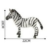 Educational Science Zebra Animal Model Ornament Figurine Toy for Kids Gift Building for Kids