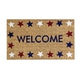 thumbnail image 3 of Patriotic Door Mat 4th of July Bow Flag Floor Doormats Independence Day Star Welcome Non Slip Mats for Front Porch Decor 20*30in, 3 of 8