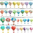 thumbnail image 4 of Festival del Medio Otoño Linterna de globo aerostático hecha a mano Colgante Bar de bodas Centro comercial Jardín de infantes Pasillo Linterna de papel decorativa, 4 of 5