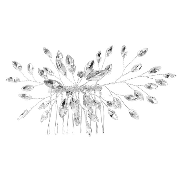 Wedding Headpiece Rhinestone Hair Comb Prom Hair Piece Bride Bridesmaid Hair Accessory