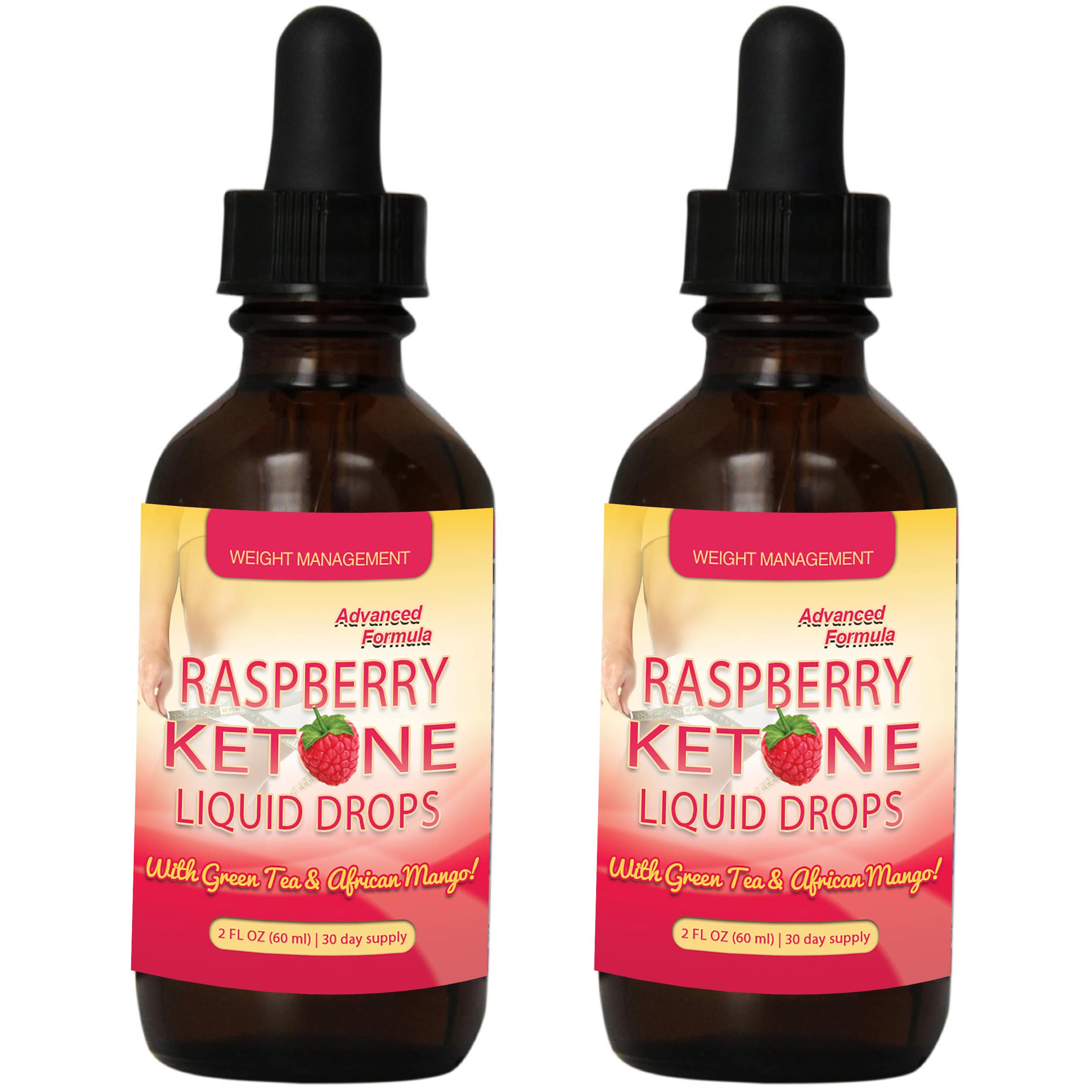 Totally Products Raspberry Ketones Drops 300mg Rapid Release with Green