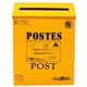 thumbnail image 2 of Buzón de periódico retro para exteriores, de pared, apto para Amarillo, 2 of 5