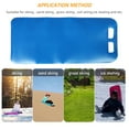 thumbnail image 3 of WHAMVOX Snow Carpet Sled Snow Sled Mat Blue Plastic Sledding Outdoor Play 1Pcs, 3 of 8